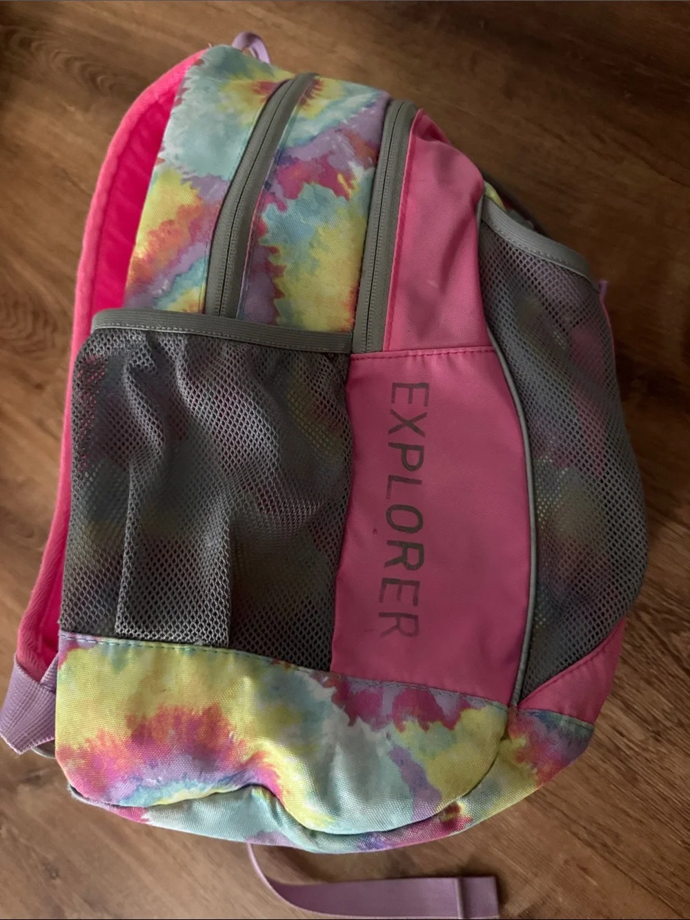 L.L. Bean Kids Pink Tie-Dye Backpack - Explorer Style 25L